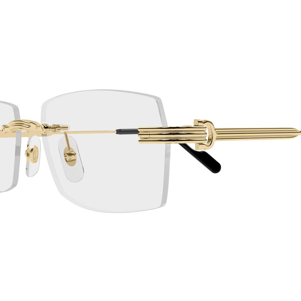 Cartier Occhiali da Vista CT0578O 001 Oro/Trasparente Uomo 3