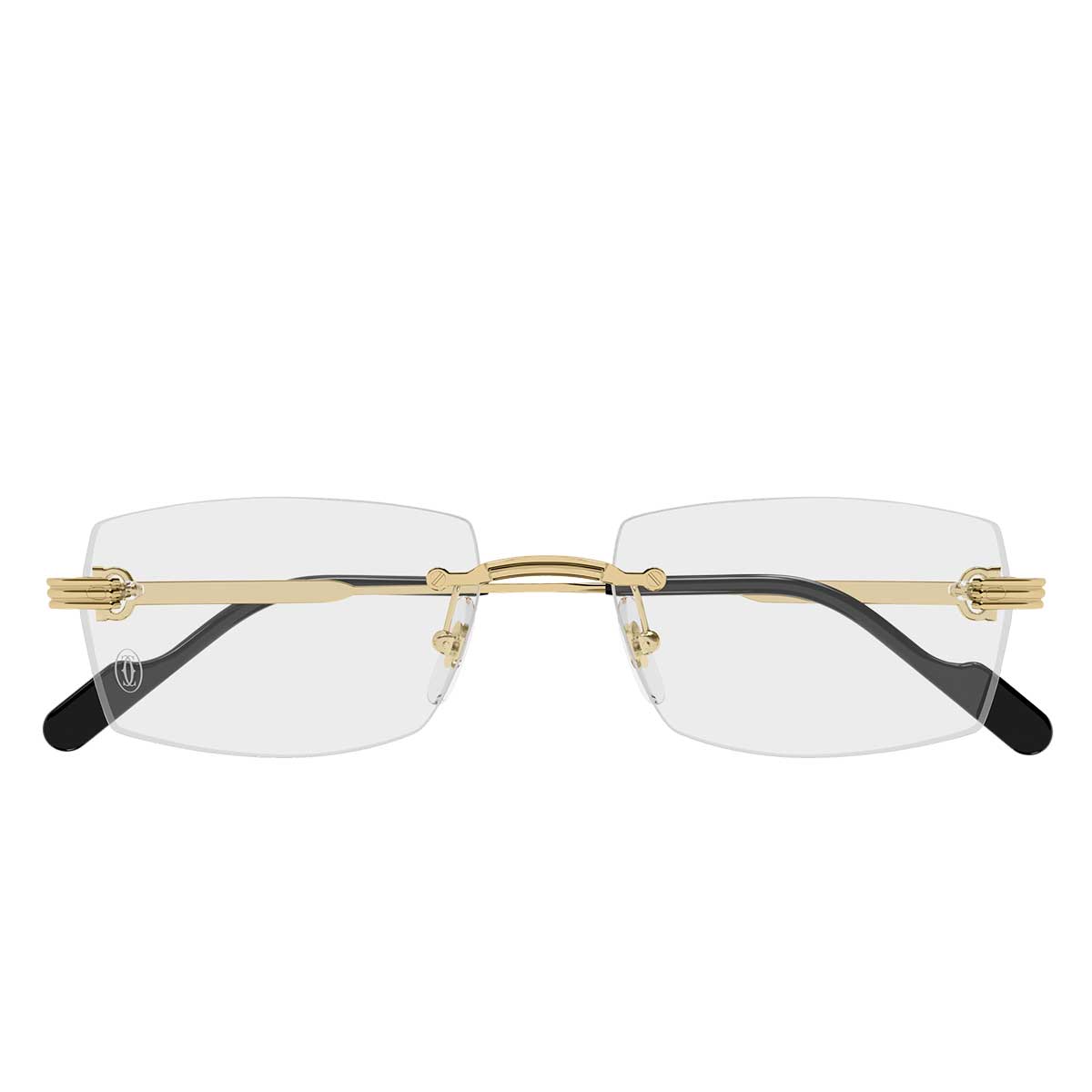 Cartier Occhiali da Vista CT0578O 001 Oro/Trasparente Uomo