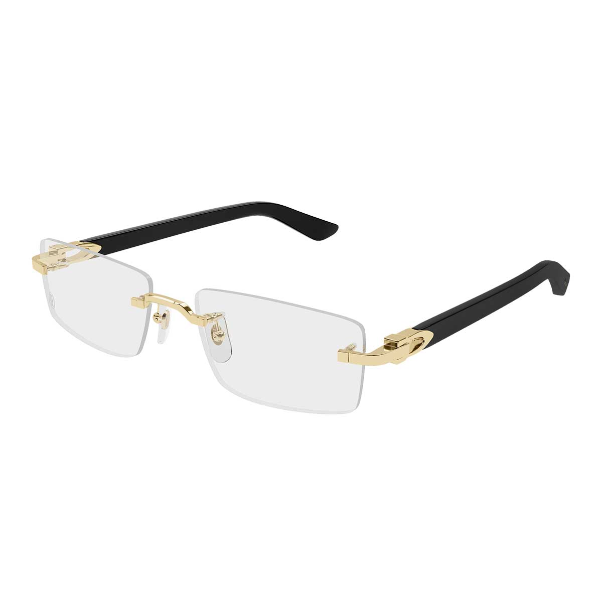 Cartier Occhiali da Vista CT0581O 001 OroNero/Trasparente Uomo 2