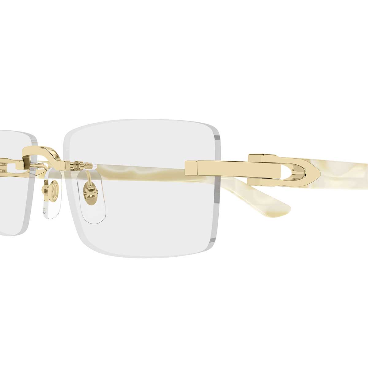 Cartier Occhiali da Vista CT0581O 003 OroAvorio/Trasparente Uomo 3