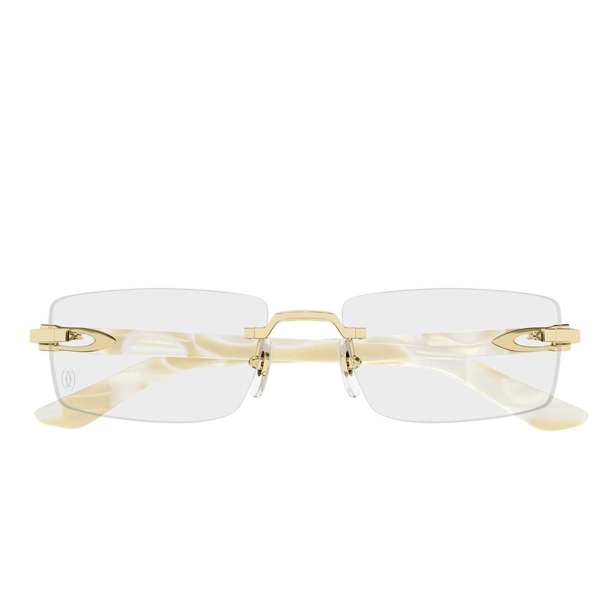 Cartier Occhiali da Vista CT0581O 003 OroAvorio/Trasparente Uomo