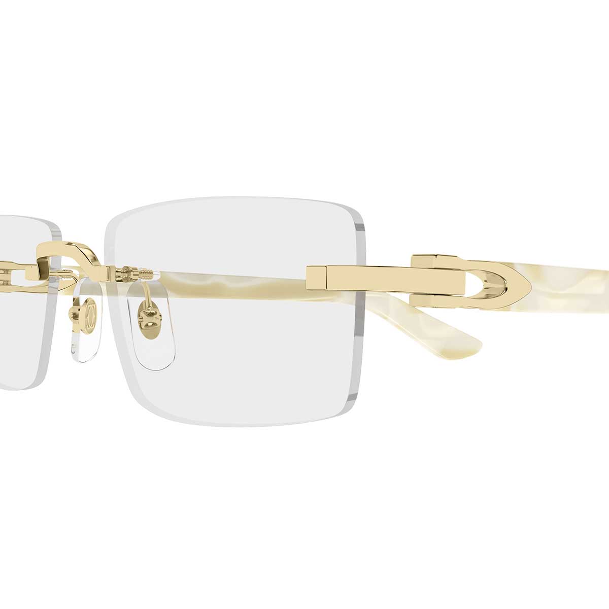 Cartier Occhiali da Vista CT0581O 007 OroAvorio/Trasparente Uomo 3