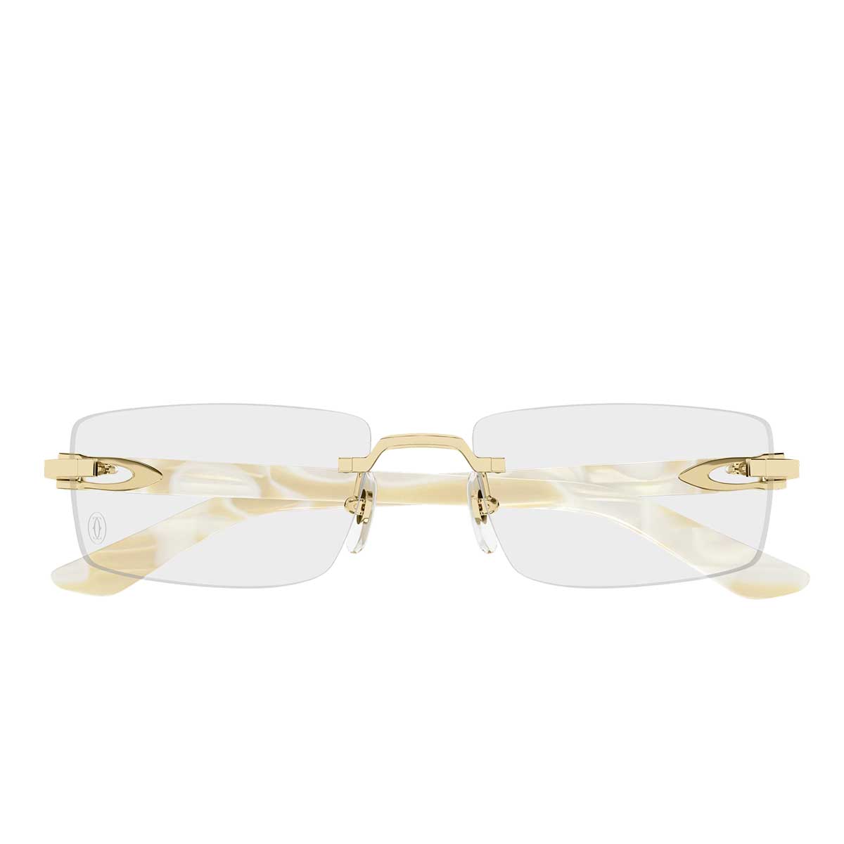 Cartier Occhiali da Vista CT0581O 007 OroAvorio/Trasparente Uomo