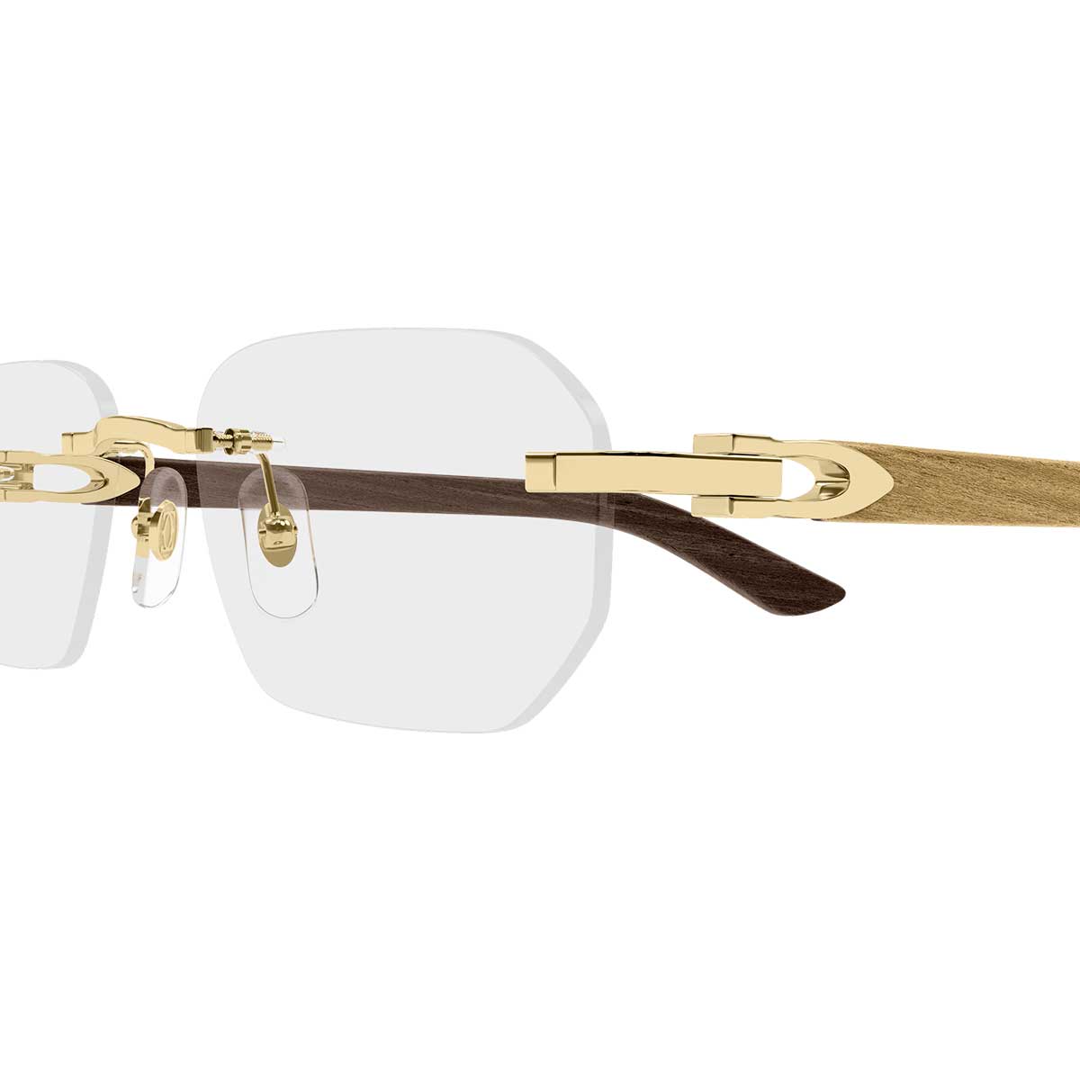 Cartier Occhiali da Vista CT0583O 003 OroGiallo/Trasparente Uomo 3