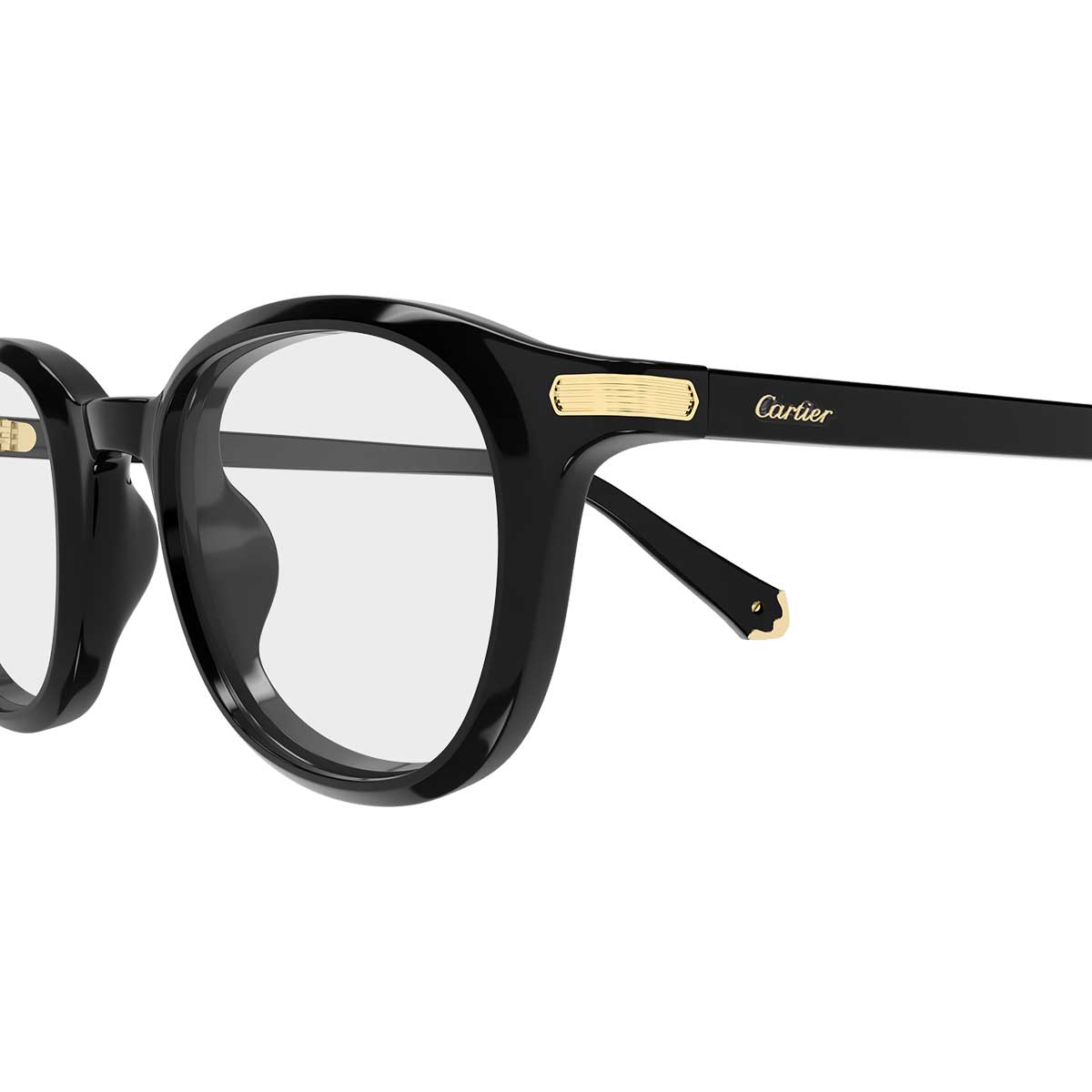 Cartier Occhiali da Vista CT0584O 005 Nero/Trasparente Uomo 3