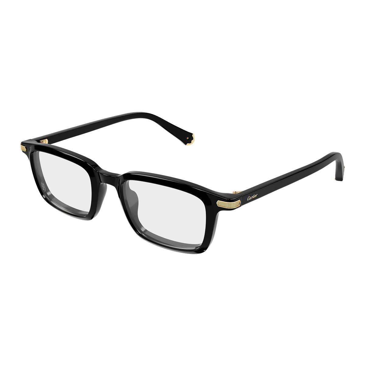 Cartier Occhiali da Vista CT0586O 005 Nero/Trasparente Uomo 2
