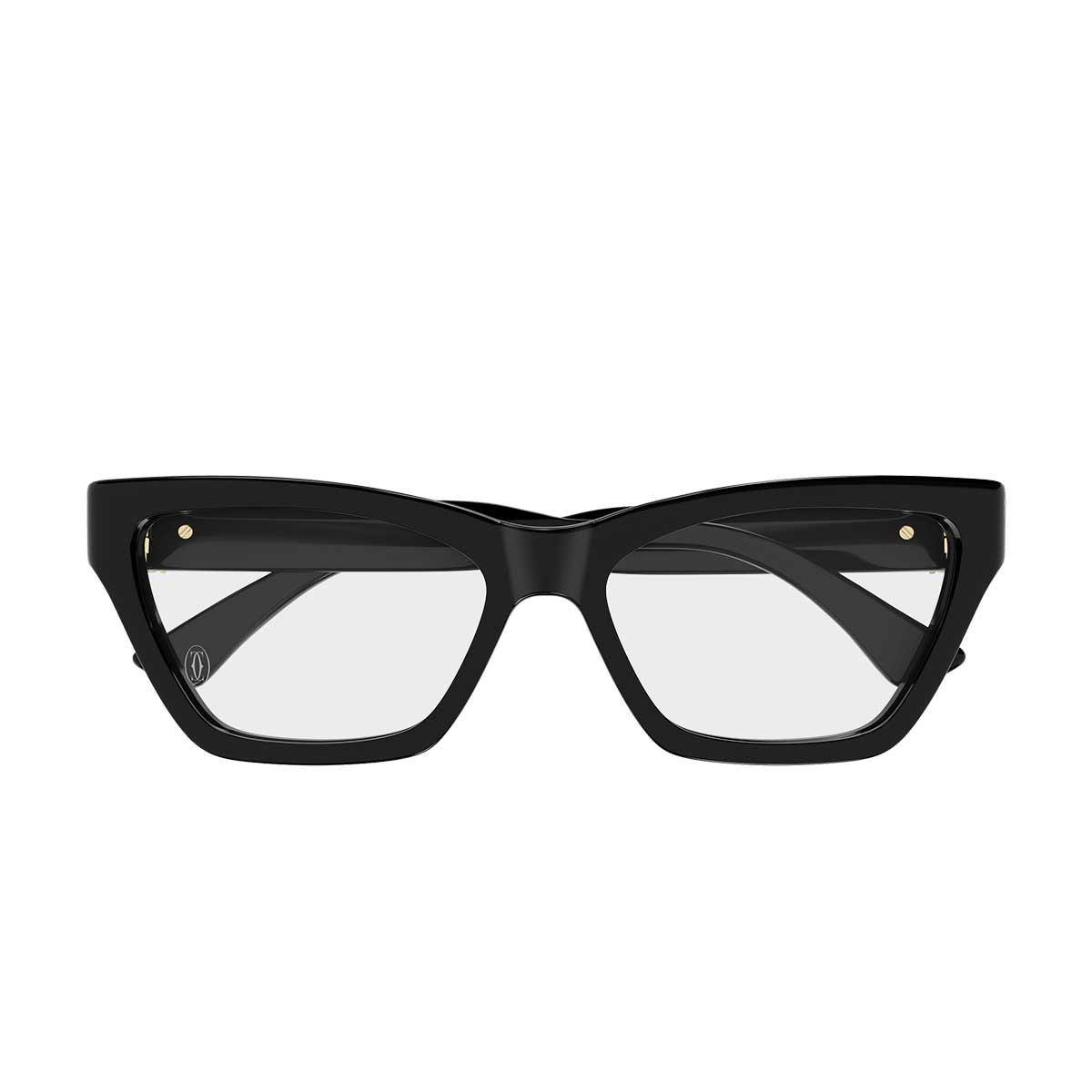 Cartier Occhiali da Vista CT0590O 001 Nero/Trasparente Donna