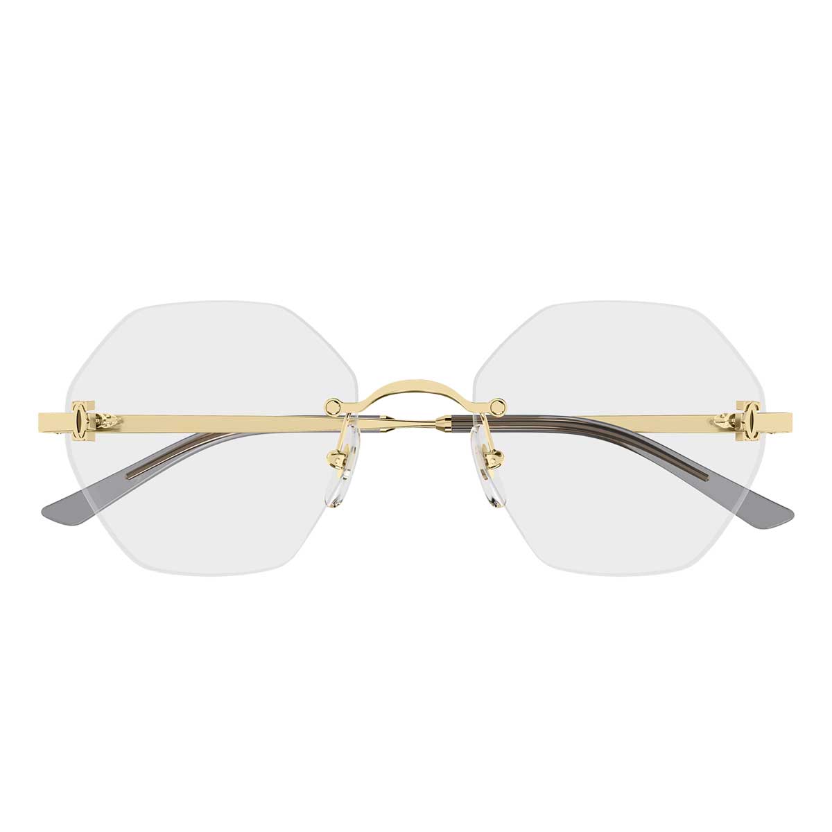 Cartier Occhiali da Vista CT0593O 001 Oro/Trasparente Donna