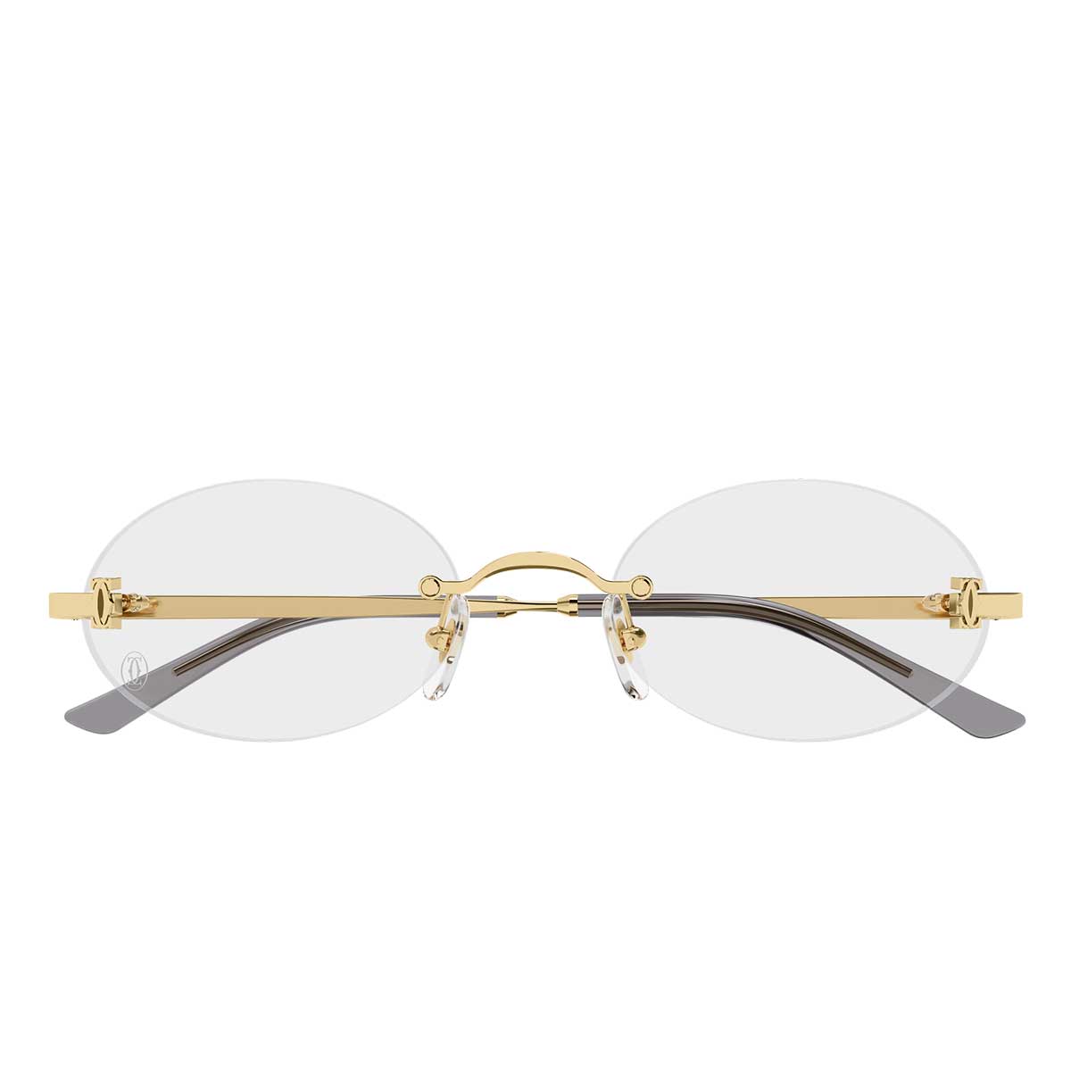 Cartier Occhiali da Vista CT0594O 001 Oro/Trasparente Donna