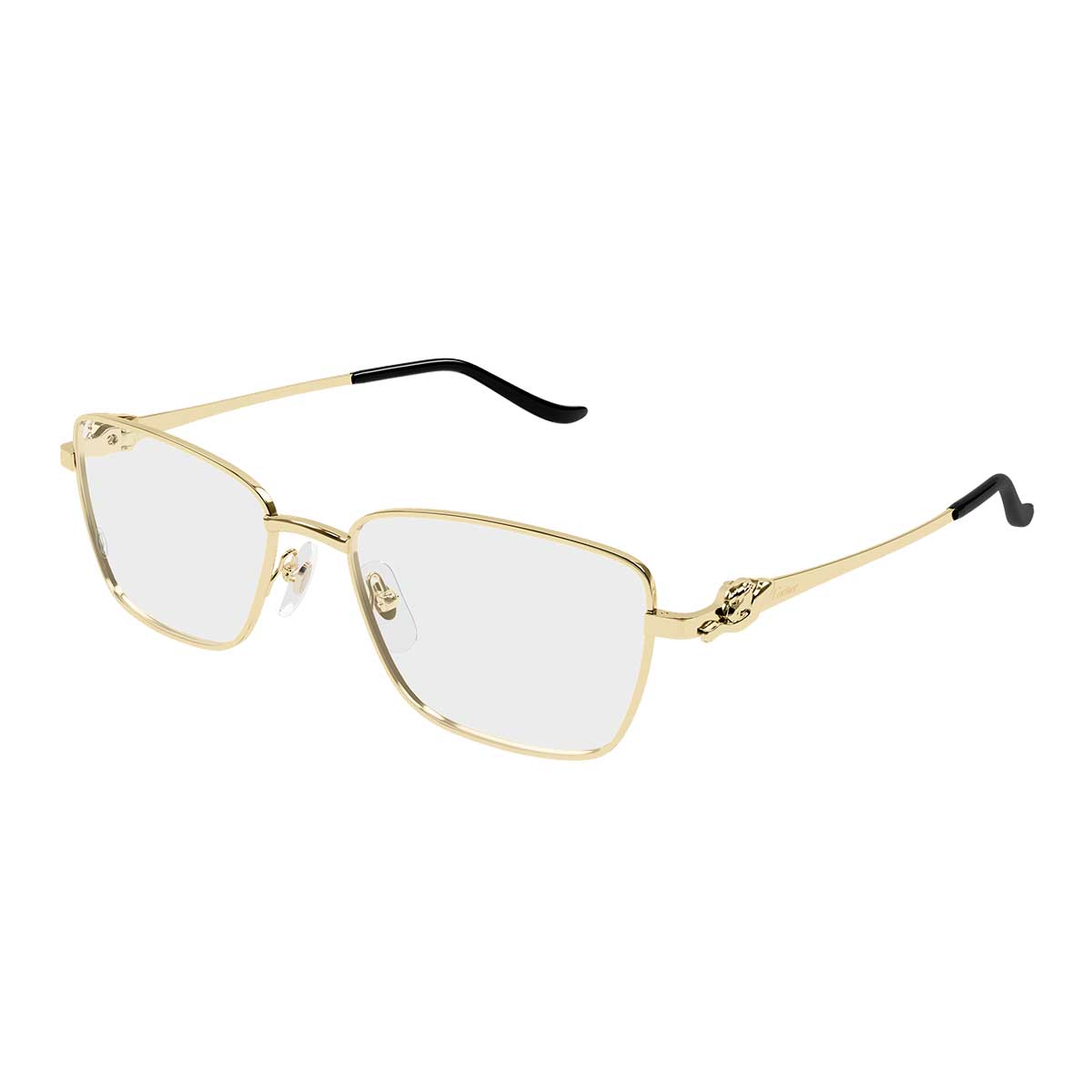 Cartier Occhiali da Vista CT0600O 001 Oro/Trasparente Donna