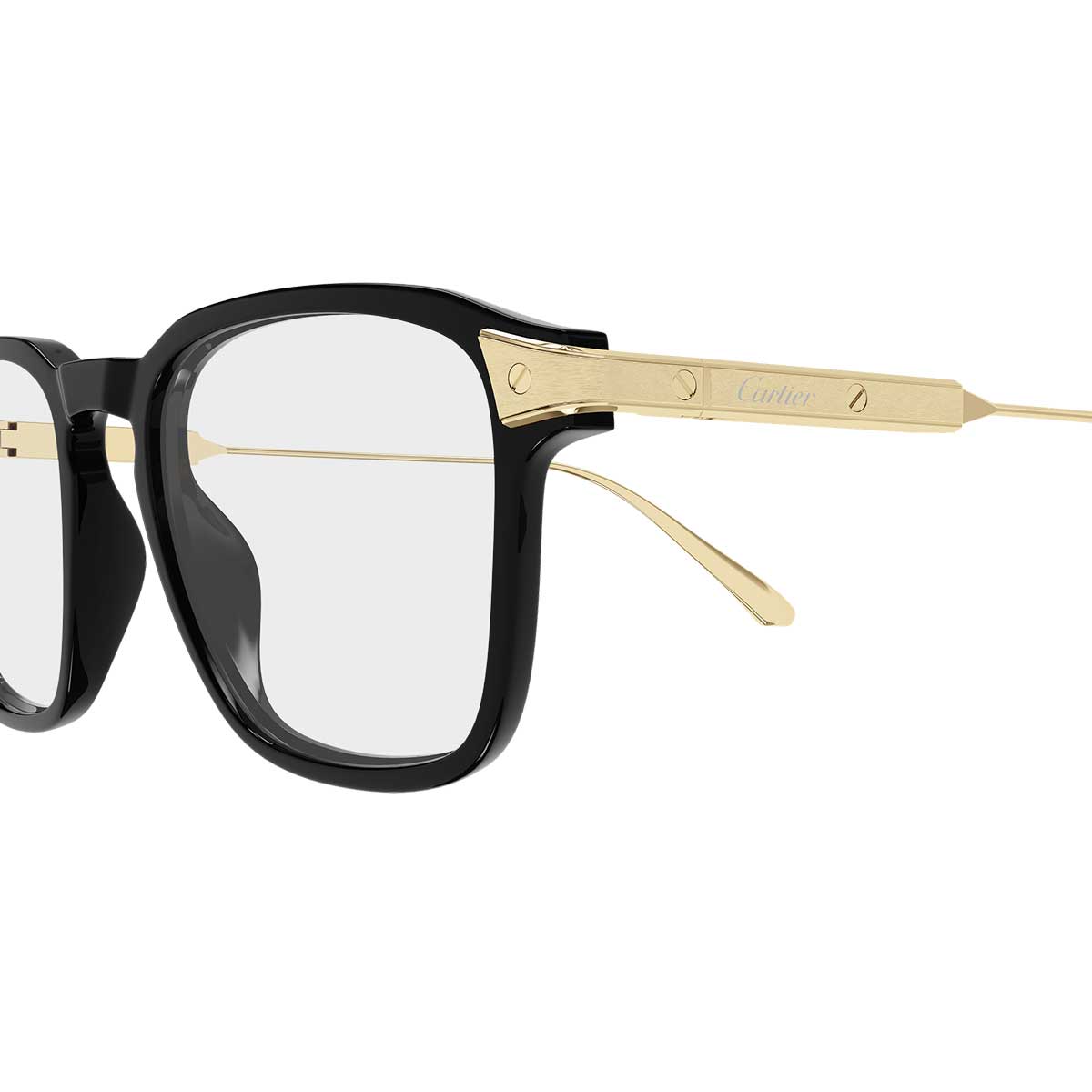Cartier Occhiali da Vista CT0611O 001 NeroOro/Trasparente Uomo