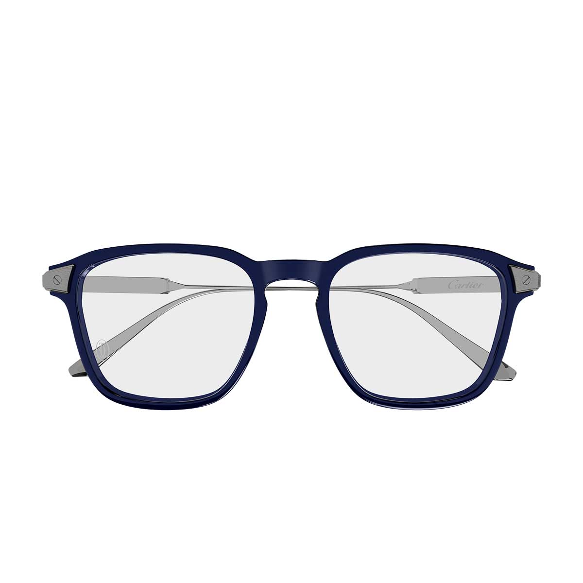 Cartier Occhiali da Vista CT0611O 002 BluRutenio/Trasparente Uomo