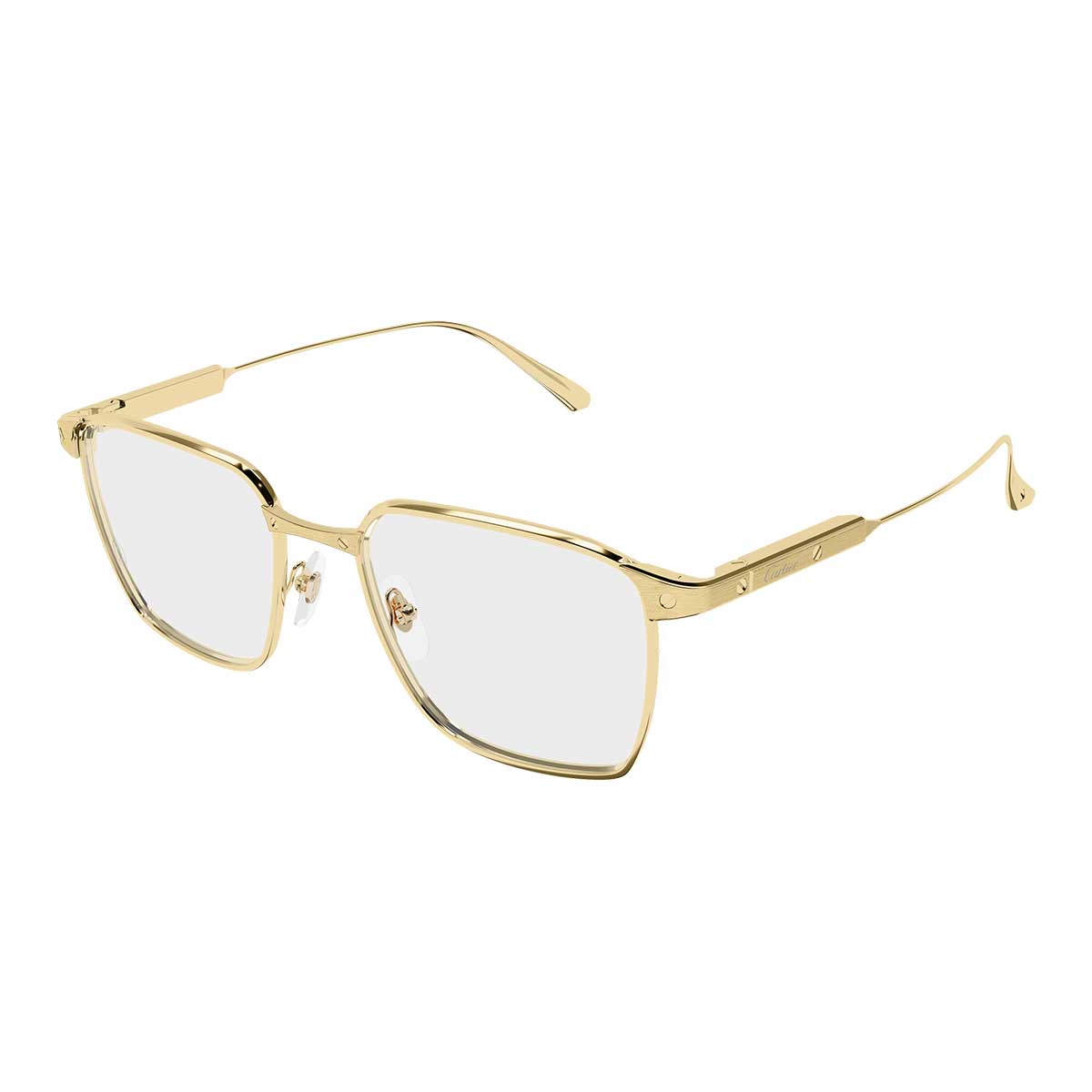 Cartier Occhiali da Vista CT0614O 002 Oro/Trasparente Uomo