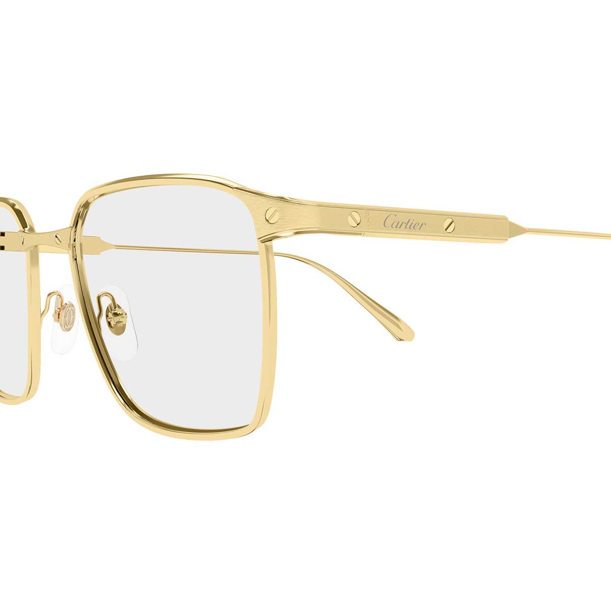 Cartier Occhiali da Vista CT0614O 002 Oro/Trasparente Uomo