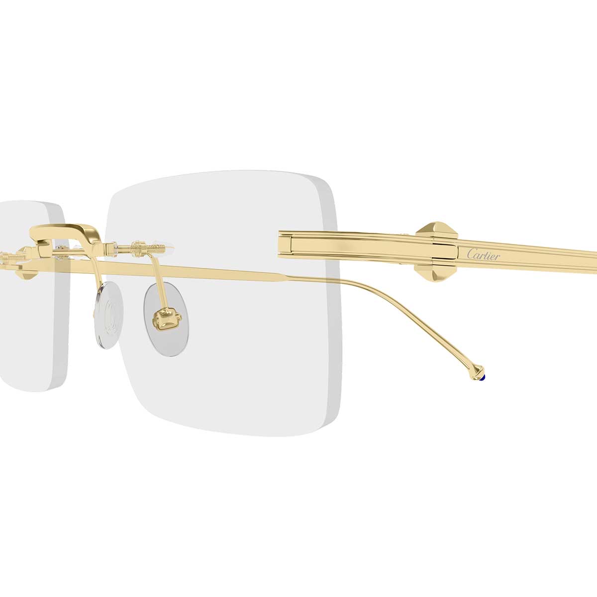 Cartier Occhiali da Vista CT0619O 001 Oro/Trasparente Uomo