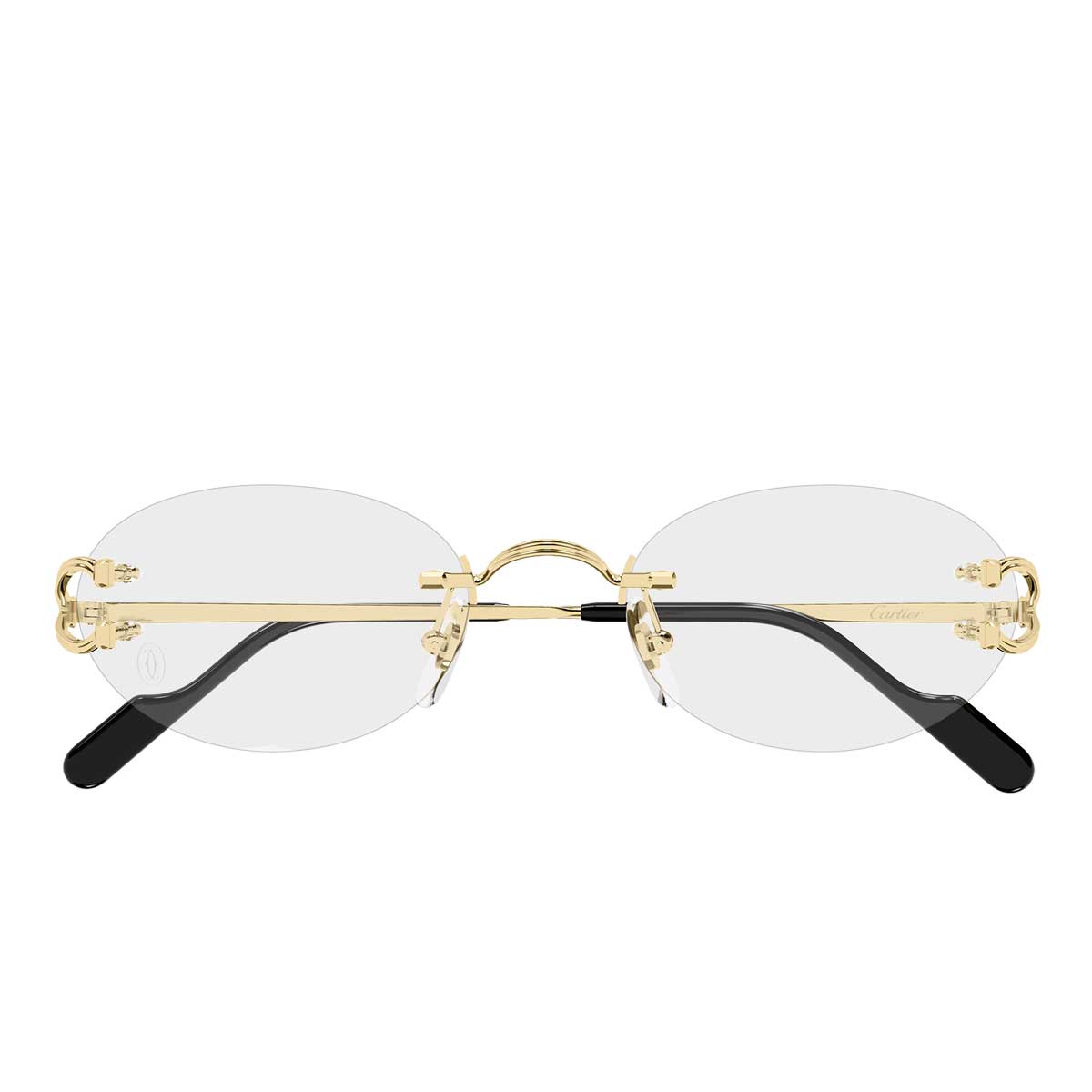 Cartier Occhiali da Vista CT0621O 001 Oro/Trasparente Unisex
