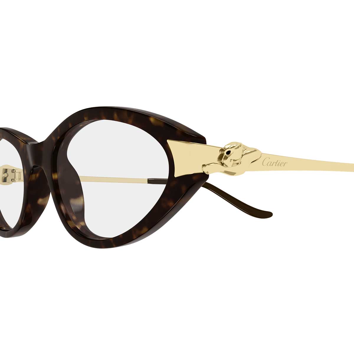 Cartier Occhiali da Vista CT0633O 002 MarroneOro/Trasparente Donna