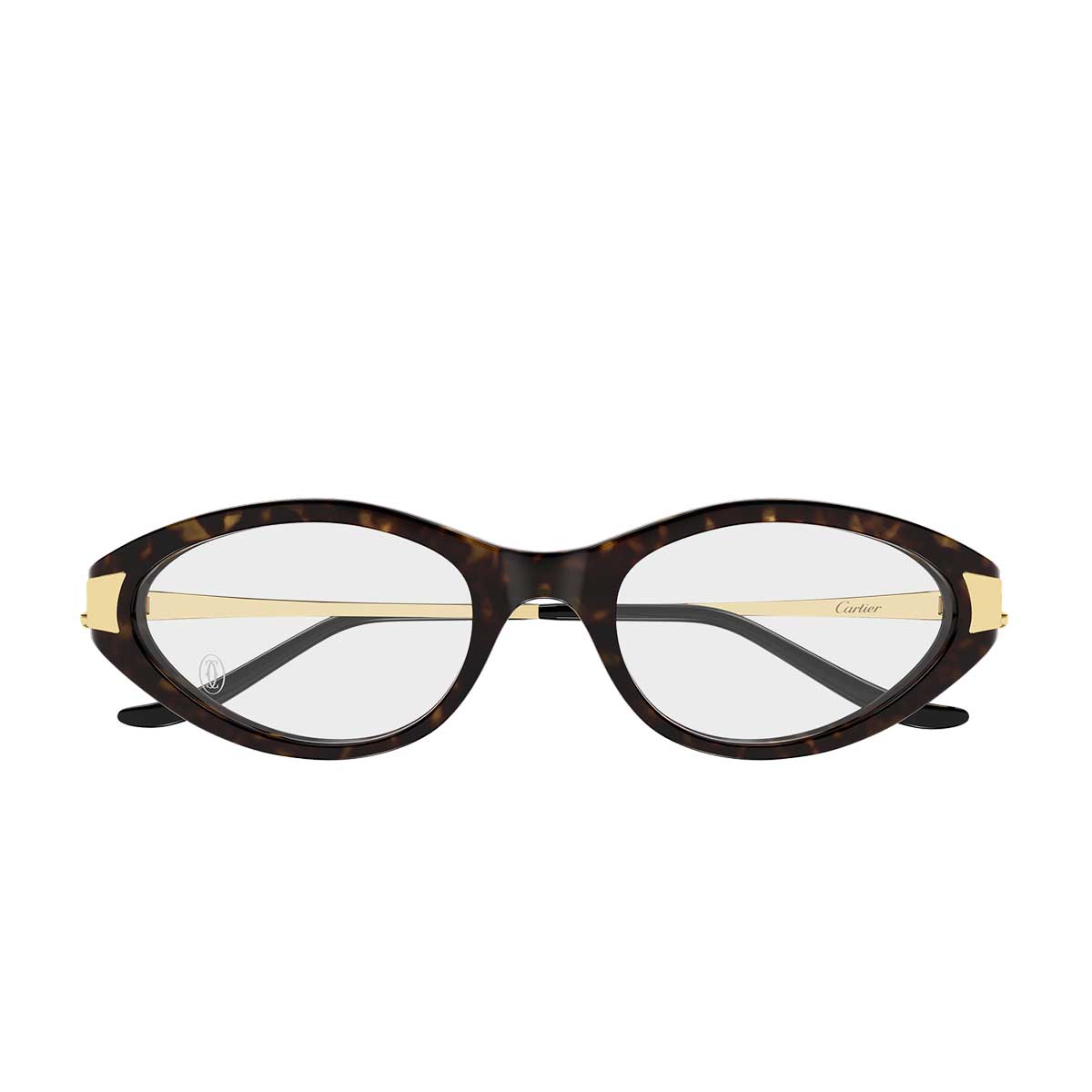 Cartier Occhiali da Vista CT0633O 002 MarroneOro/Trasparente Donna