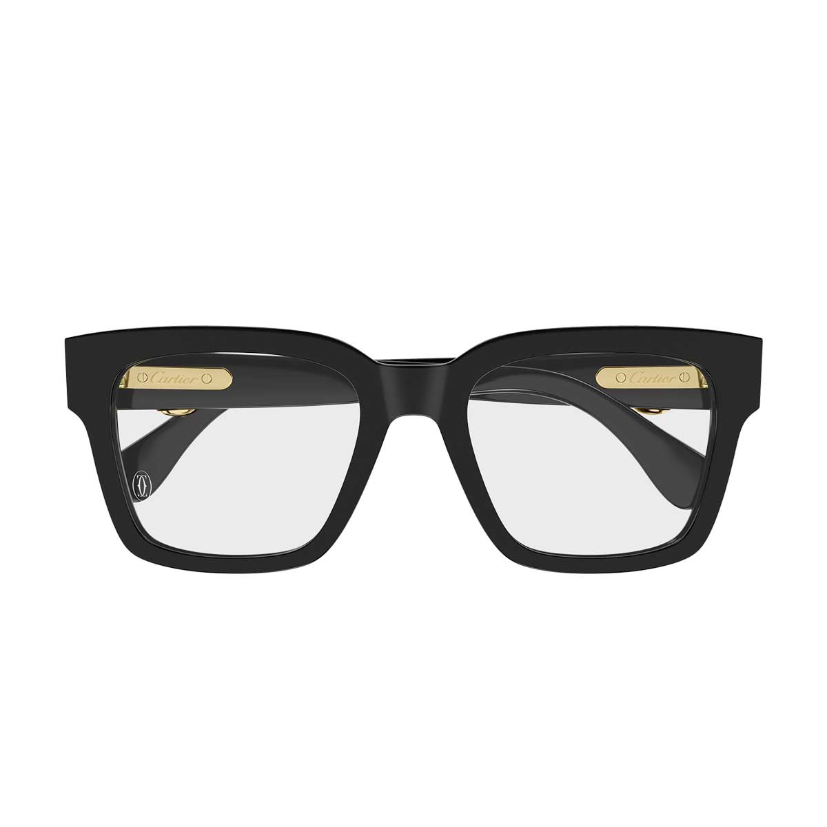 Cartier Occhiali da Vista CT0640O 001 Nero/Trasparente Donna