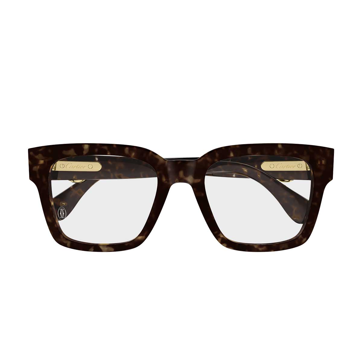 Cartier Occhiali da Vista CT0640O 003 Marrone/Trasparente Donna