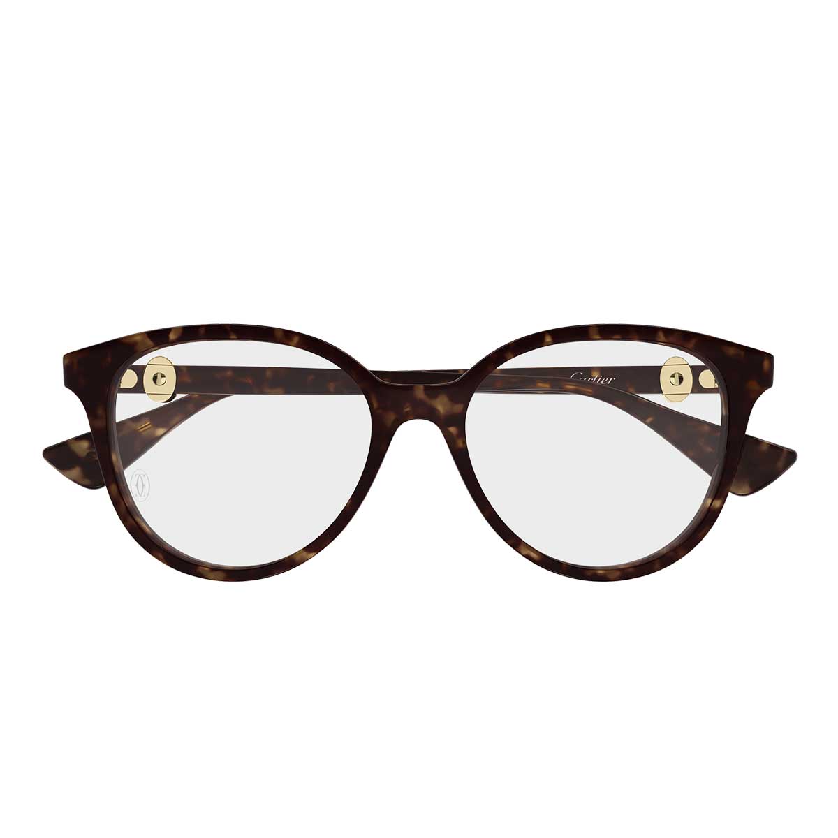 Cartier Occhiali da Vista CT0643O 002 Marrone/Trasparente Donna