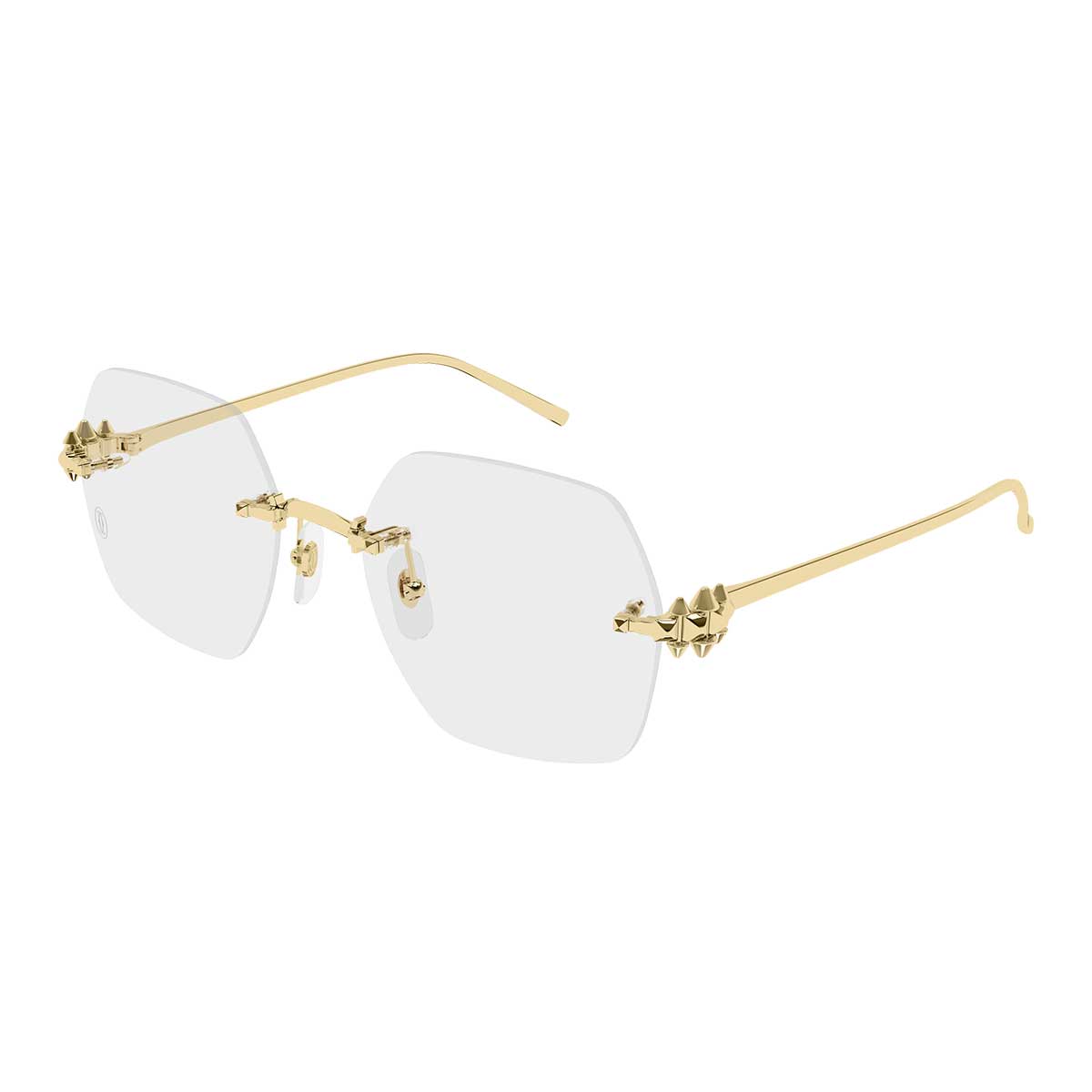 Cartier Occhiali da Vista CT0646O 001 Oro/Trasparente Donna