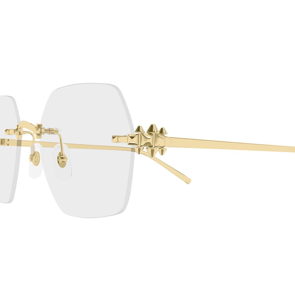 Cartier Occhiali da Vista CT0646O 001 Oro/Trasparente Donna