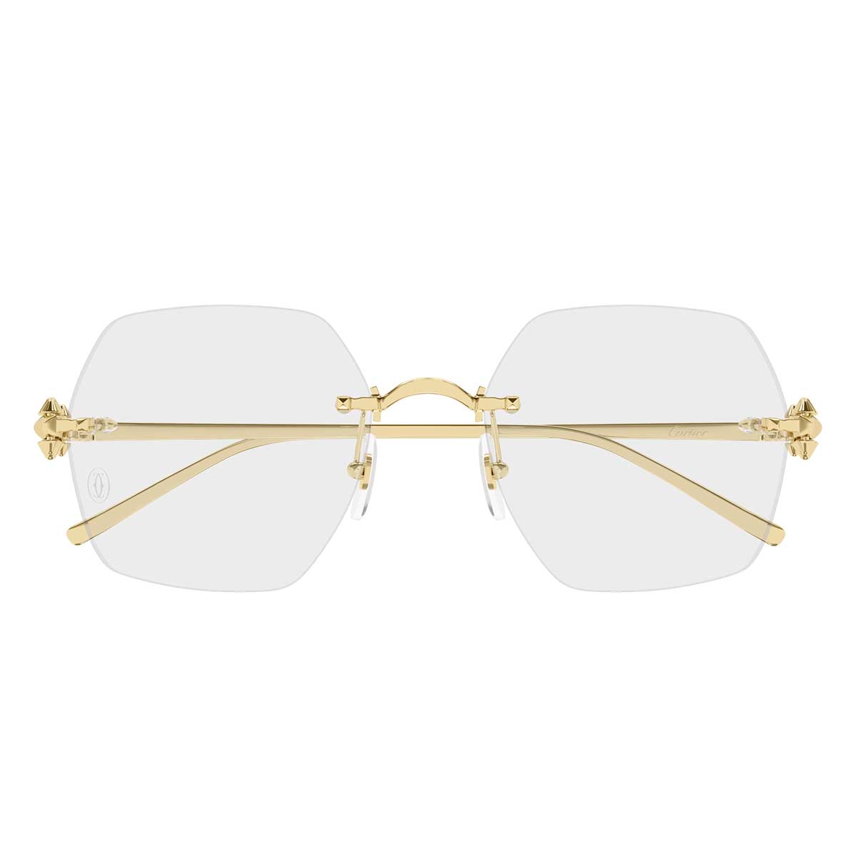 Cartier Occhiali da Vista CT0646O 001 Oro/Trasparente Donna