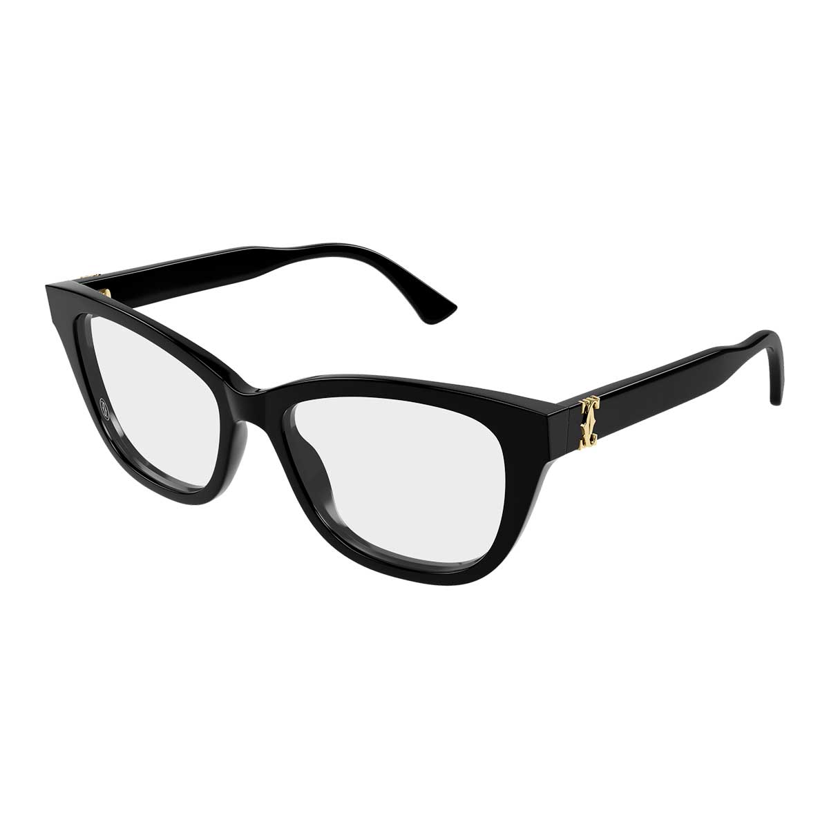 Cartier Occhiali da Vista CT0669O 004 Nero/Trasparente Donna 2
