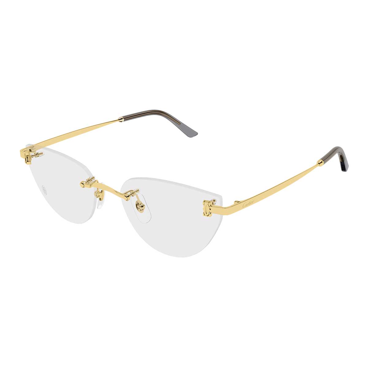 Cartier Occhiali da Vista CT0673O 001 Oro/Trasparente Donna 2