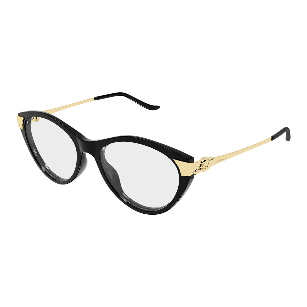 Cartier Occhiali da Vista CT0676O 001 NeroOro/Trasparente Donna 2