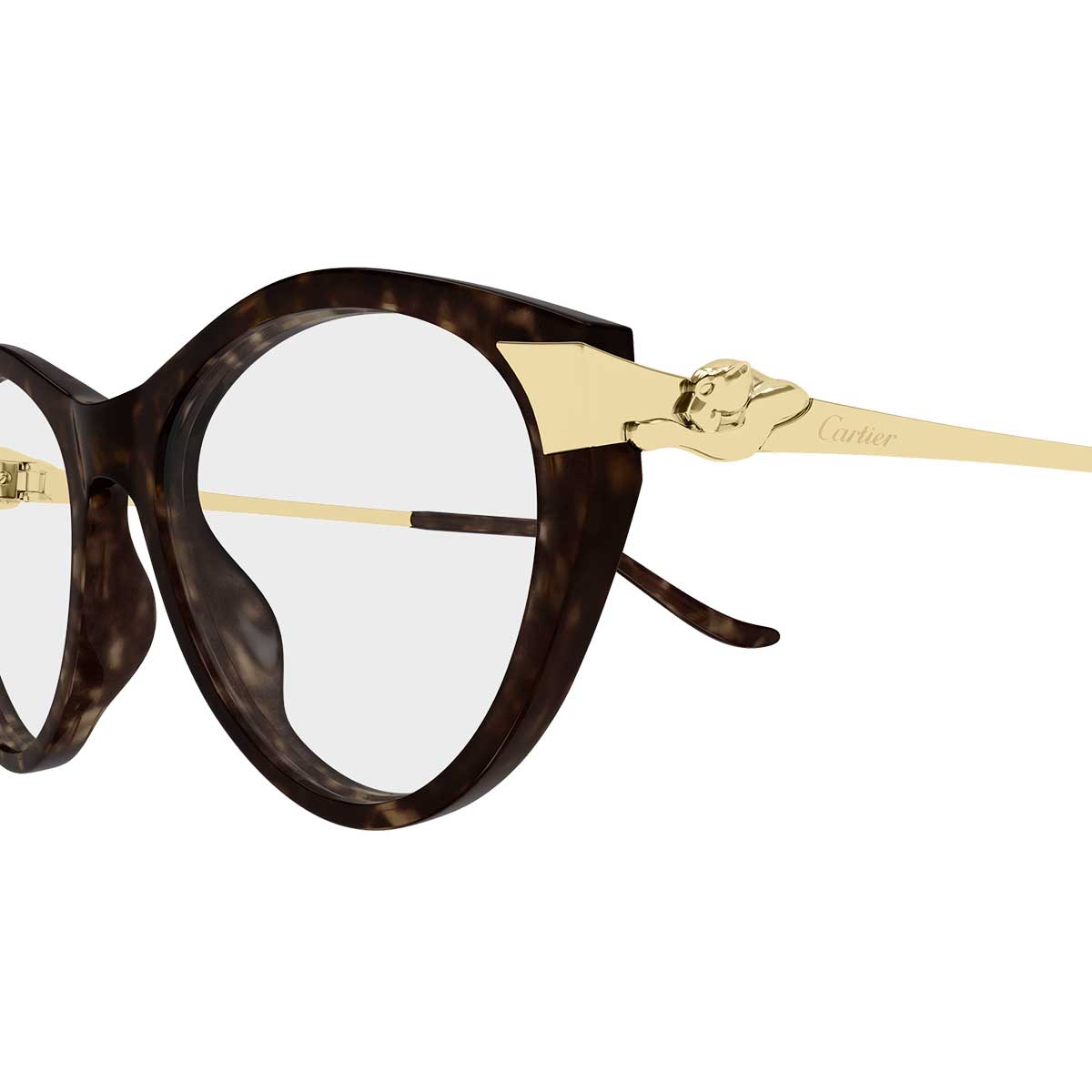 Cartier Occhiali da Vista CT0676O 003 MarroneOro/Trasparente Donna 3