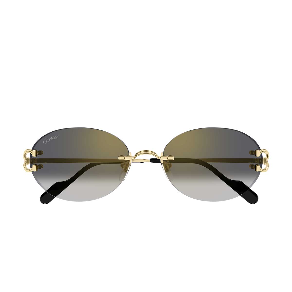 Cartier Occhiali da Sole CT0551S 001 Oro/Grigio Unisex