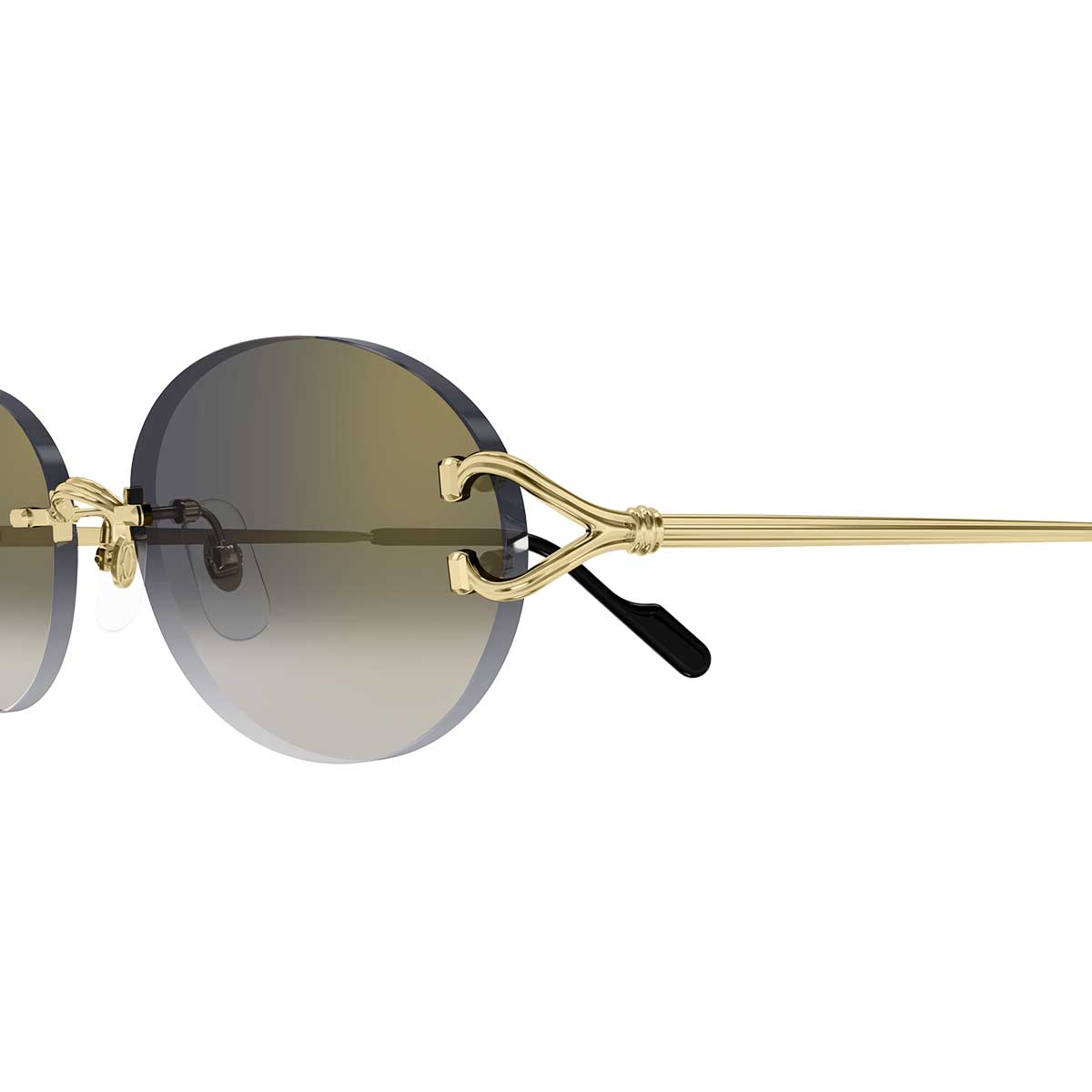 Cartier Occhiali da Sole CT0551S 001 Oro/Grigio Unisex