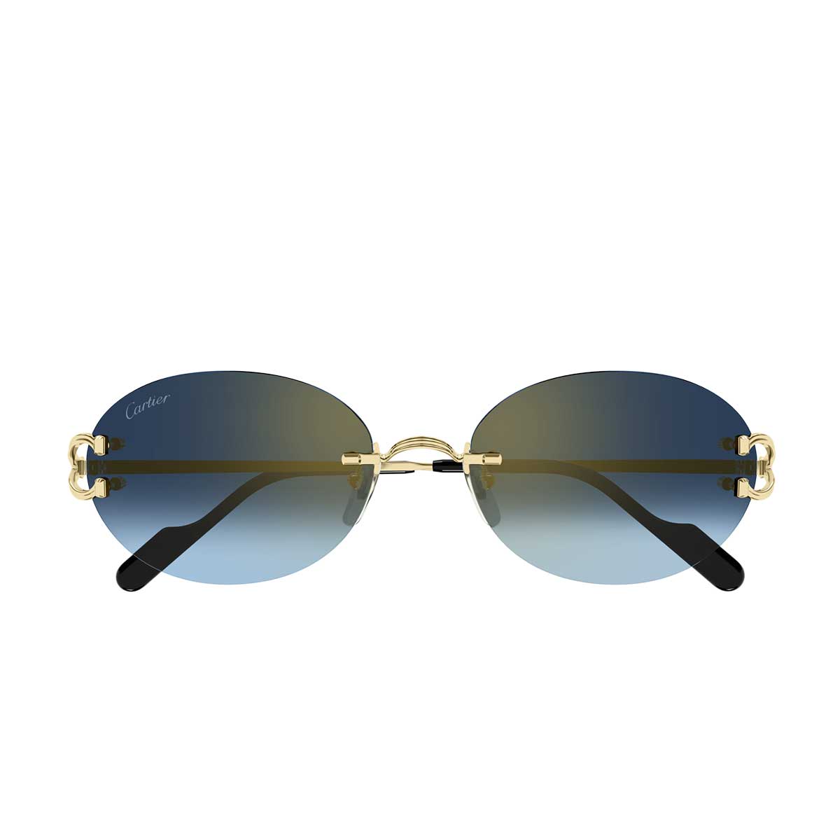 Cartier Occhiali da Sole CT0551S 002 Oro/Blu Unisex