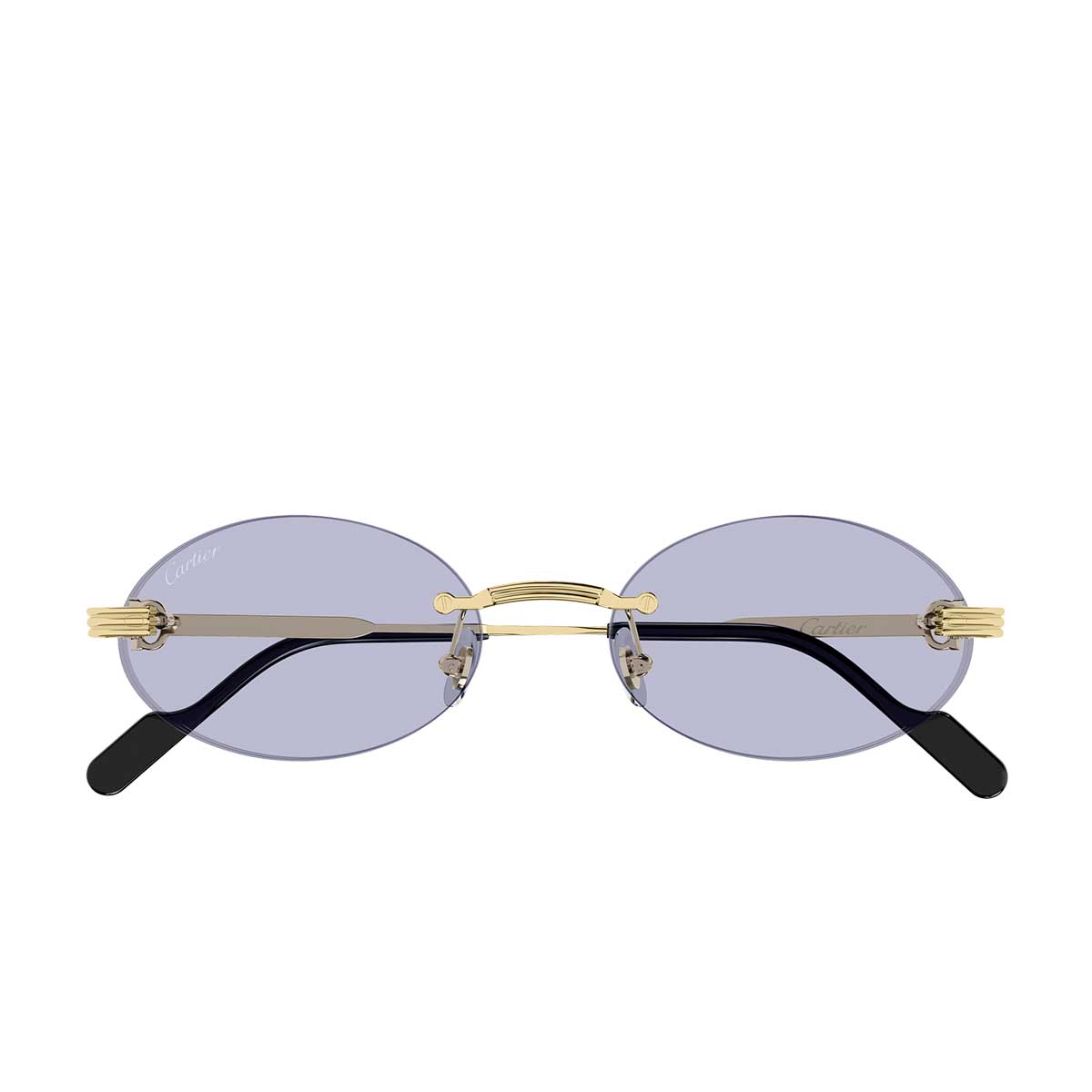 Cartier Occhiali da Sole CT0615S 004 Oro/Viola Unisex