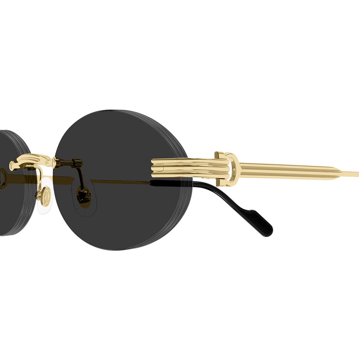 Cartier Occhiali da Sole CT0615S 006 Oro/Grigio Unisex