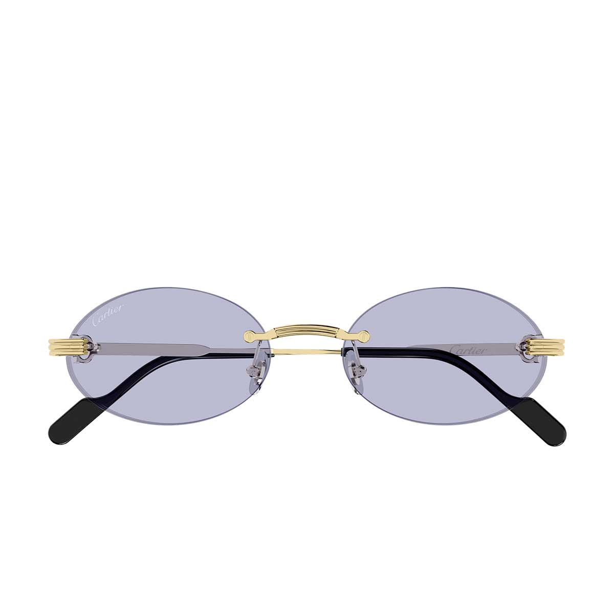 Cartier Occhiali da Sole CT0615S 009 Oro/Viola Unisex