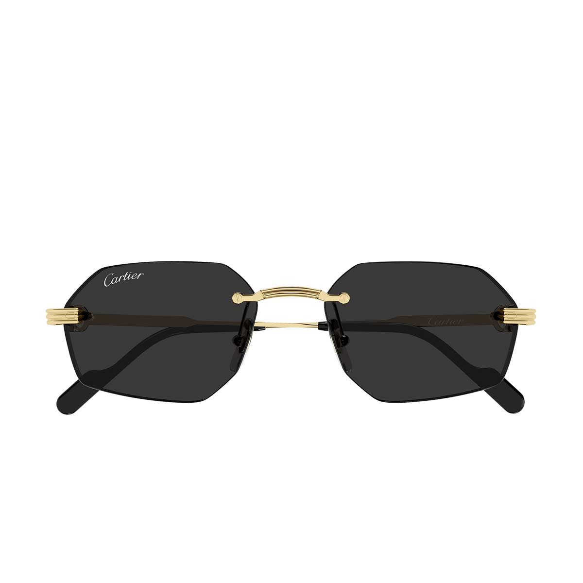 Cartier Occhiali da Sole CT0616S 001 Oro/Grigio Uomo