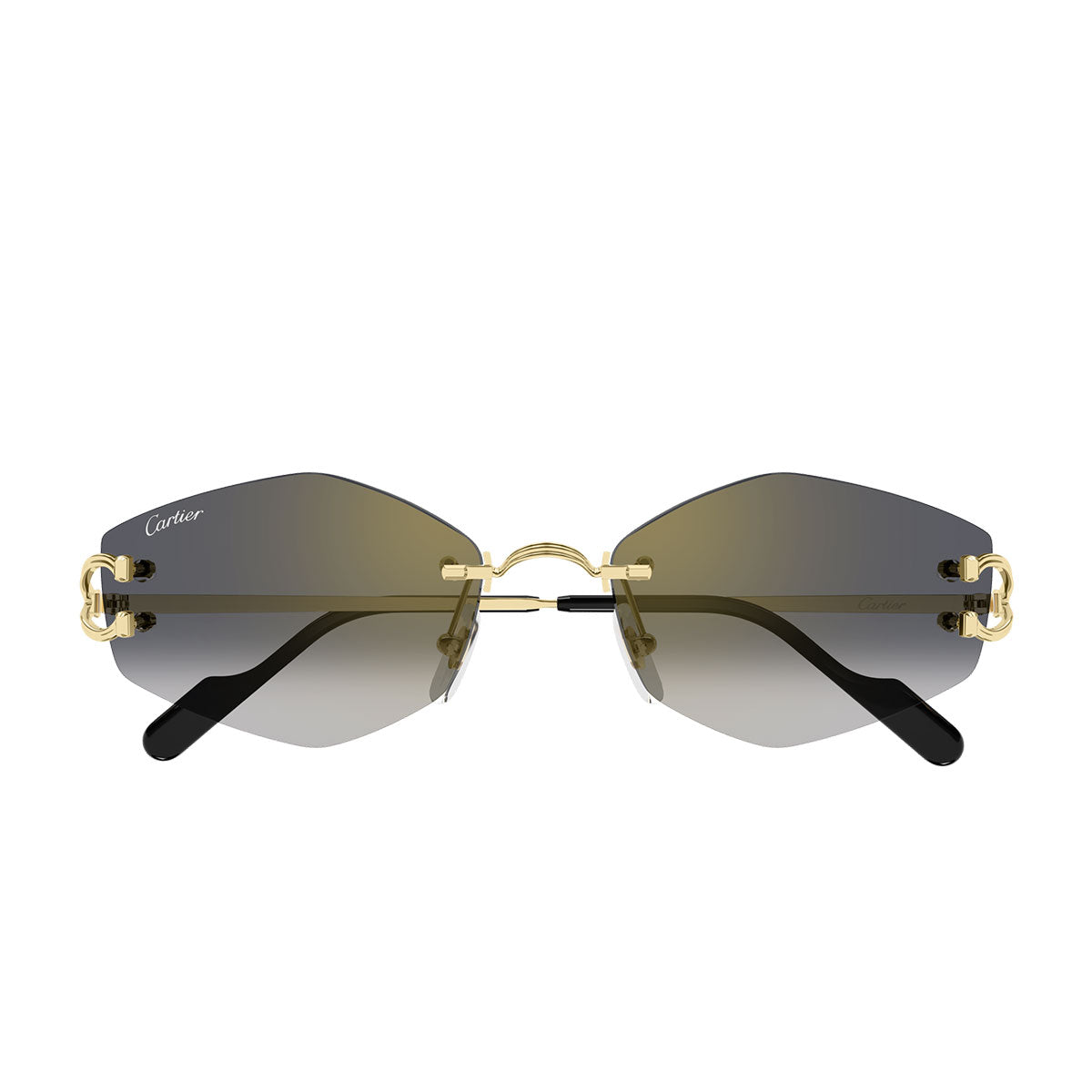 Cartier Occhiali da Sole CT0620S 001 Oro/Grigio Unisex
