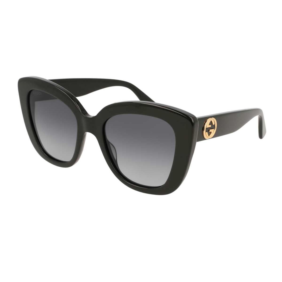 Gucci Occhiali da Sole GG0327S 001 Nero/Grigio Sfumato Unisex 2