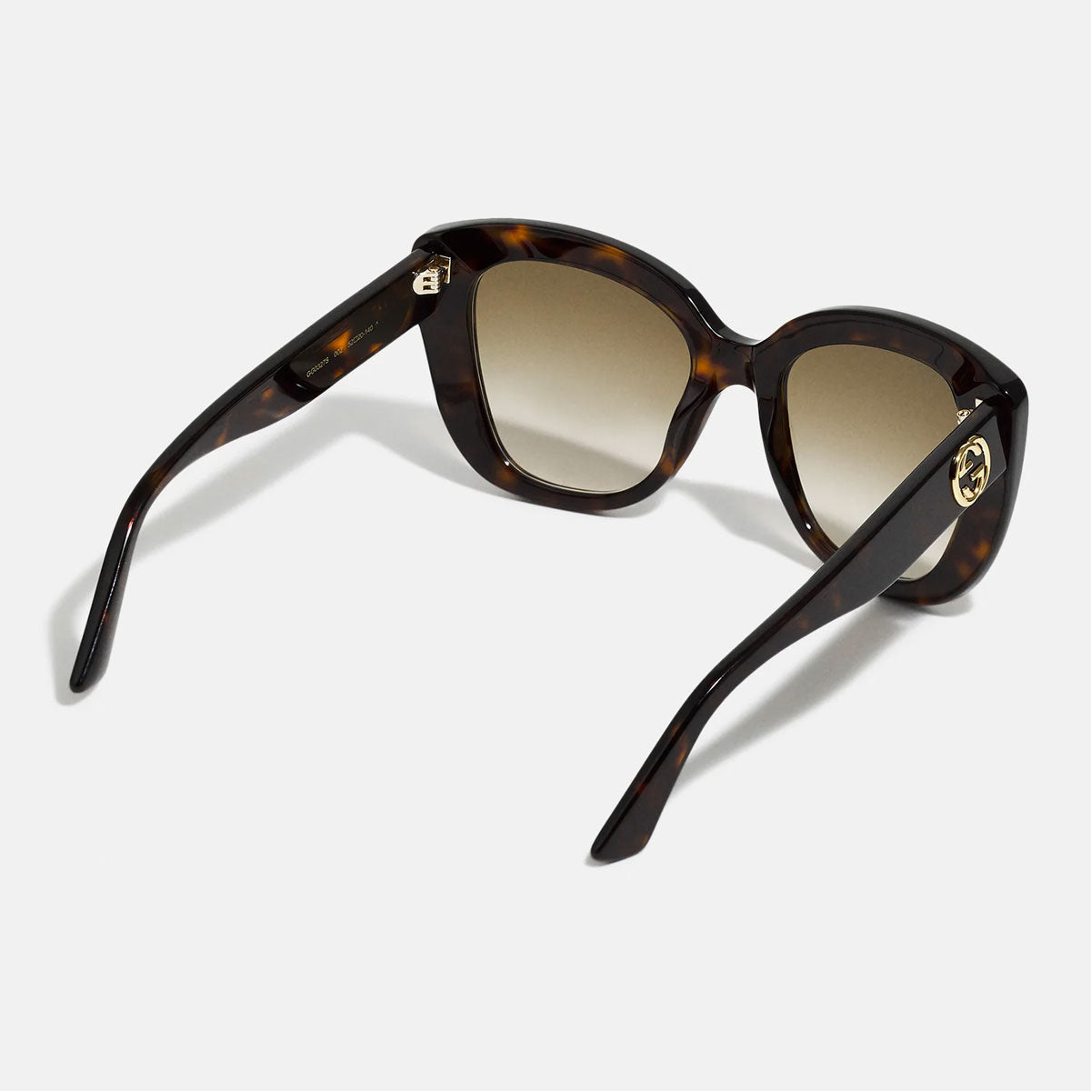 Gucci Occhiali da Sole GG0327S 002 Marrone/Marrone Sfumato Unisex 3