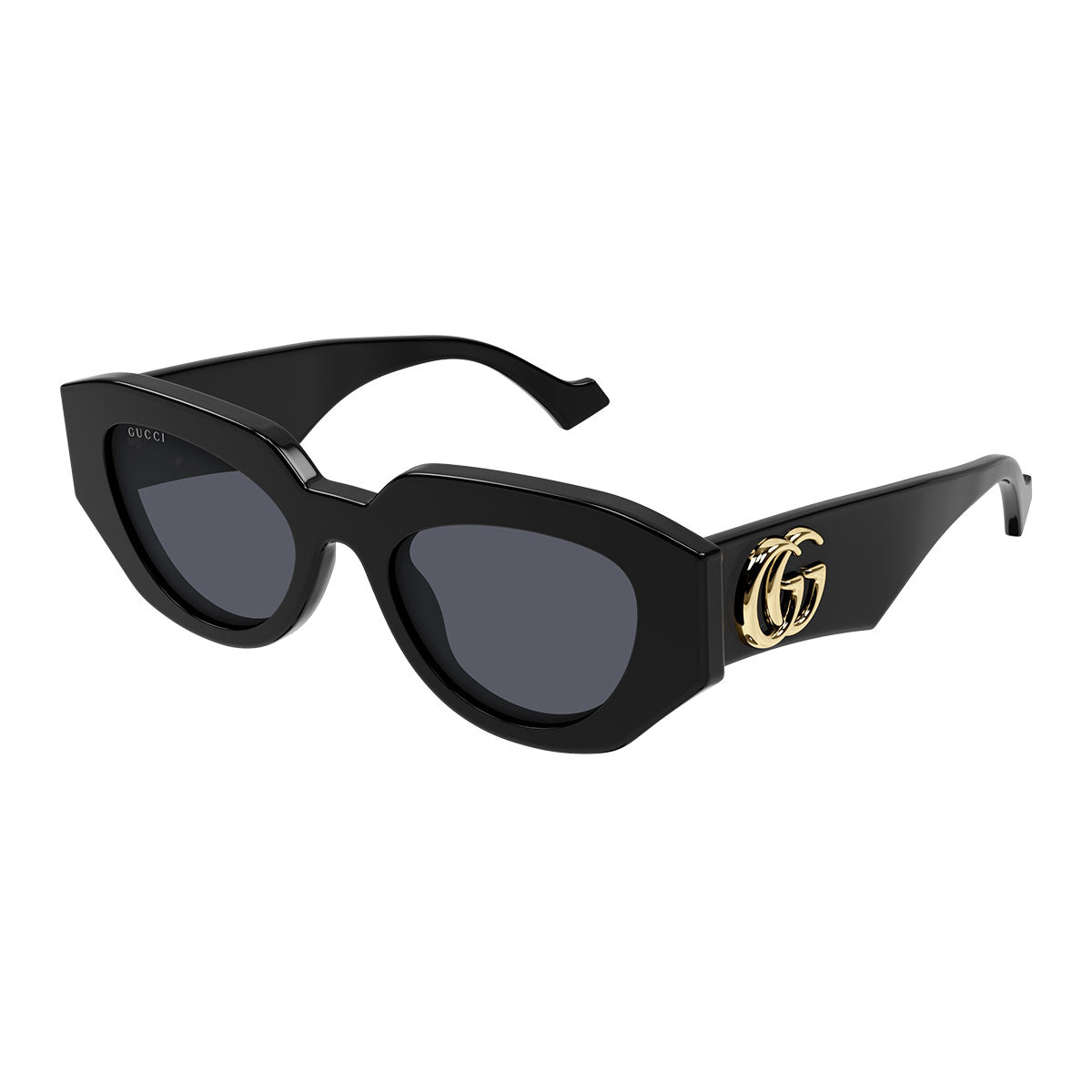 Gucci Occhiali da Sole GG1421S 001 Nero/Grigio Scuro Unisex