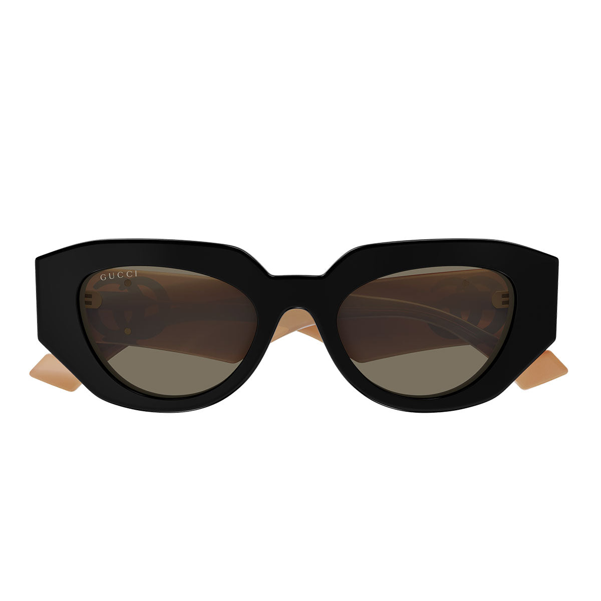 Gucci Occhiali da Sole GG1421S 008 Nero Rosa/Marrone Unisex