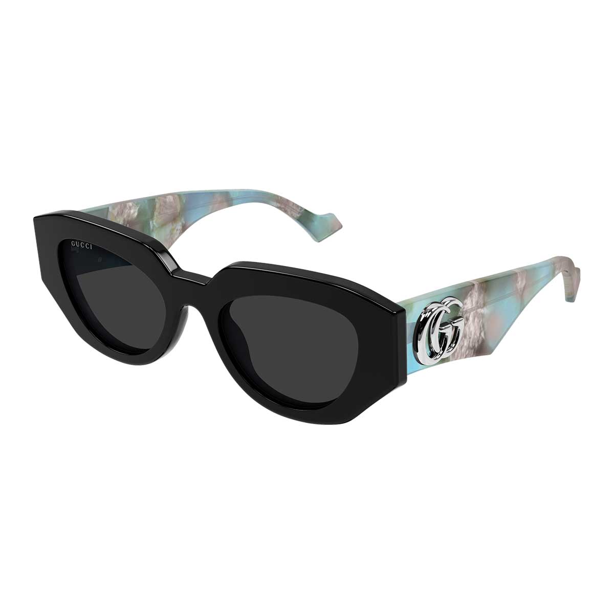 Gucci Occhiali da Sole GG1421S 012 NeroMarrone/Grigio Donna 2