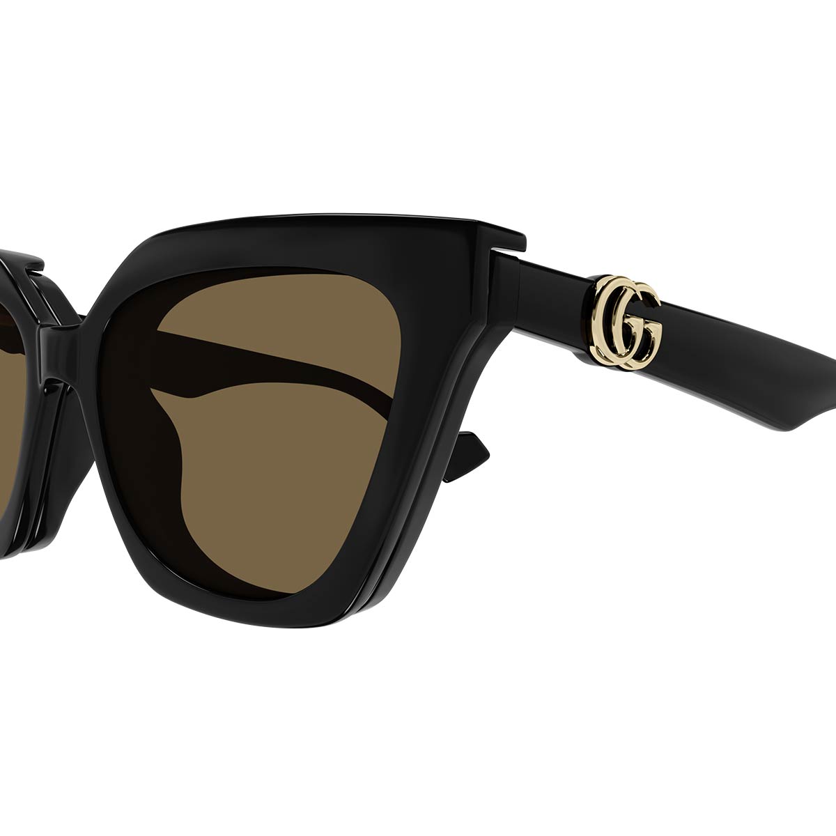 Gucci Occhiali da Sole e Vista GG1542S 001 Nero/Trasparente con Clip Donna 8