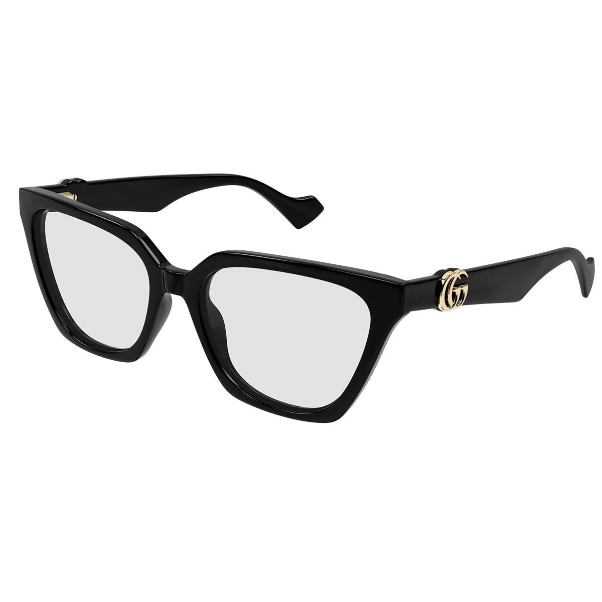 Gucci Occhiali da Sole e Vista GG1542S 001 Nero/Trasparente con Clip Donna 4
