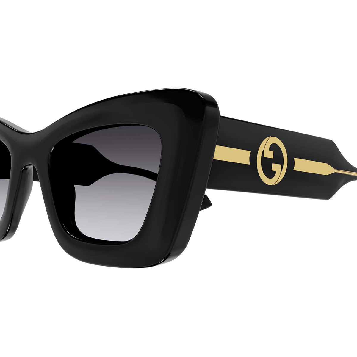Gucci Occhiali da Sole GG1552S 001 Nero/Grigio Scuro Donna