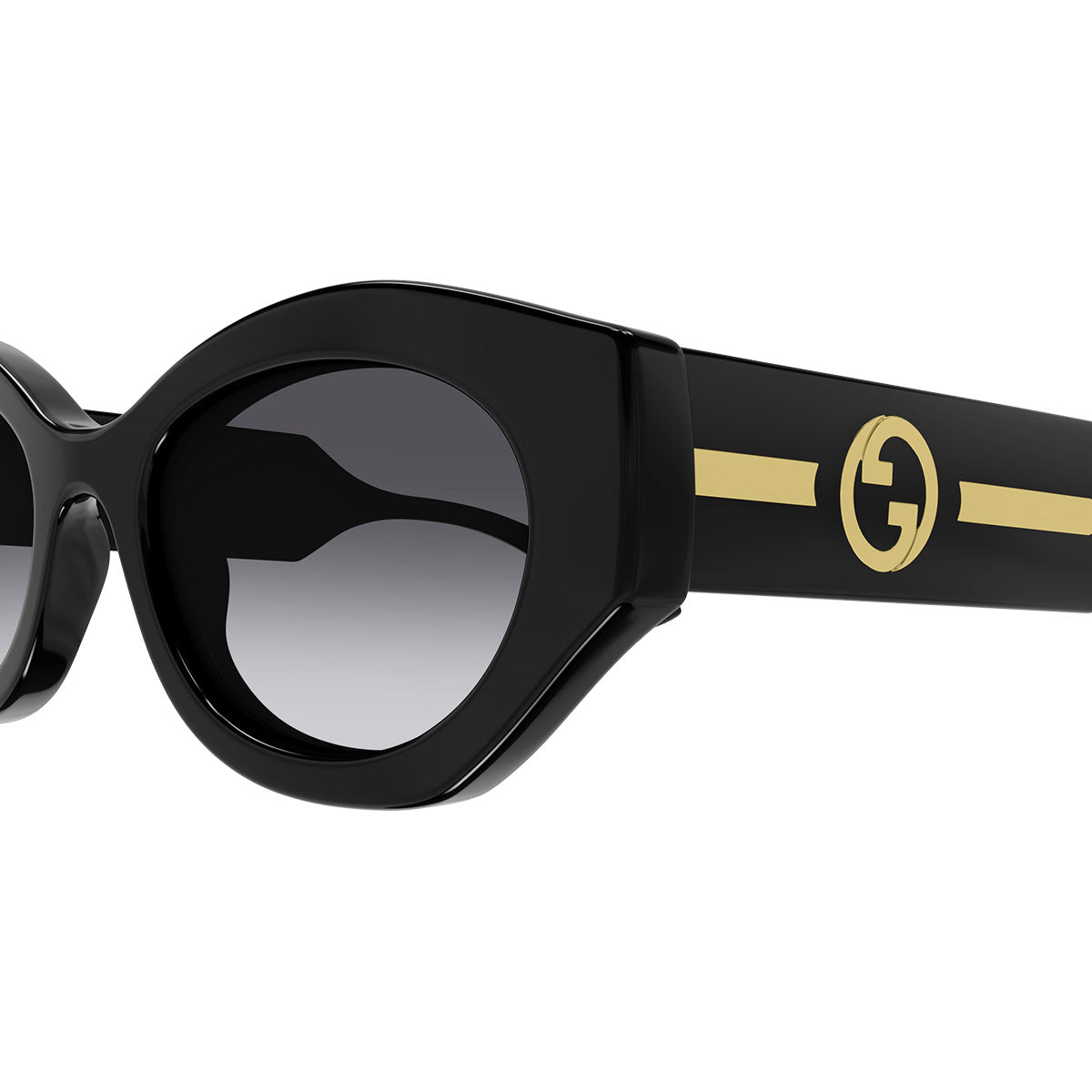 Gucci Occhiali da Sole GG1553S 001 Nero/Grigio Scuro Donna