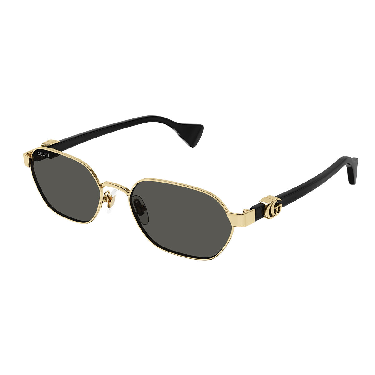 Gucci Occhiali da Sole GG1593S 001 Oro/Grigio Scuro Unisex